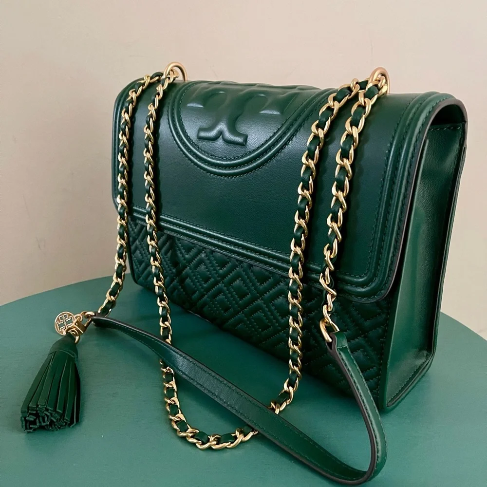 New Tory burch handbag  leather org $498 size medium 10,5/8/3,5 inch - Picture 2 of 16